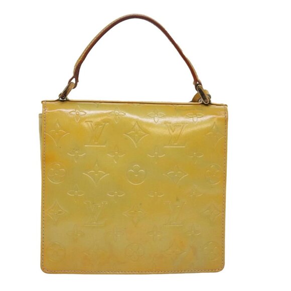 LOUIS VUITTON Monogram Vernis Spring street Hand Bag Gris M91029 LV Auth 84706 - Picture 2 of 16